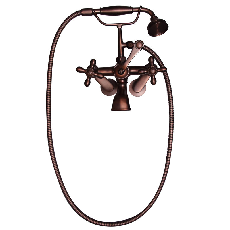 Barclay 54'' x 30'' Freestanding Soaking Cast Iron Bathtub with Faucet